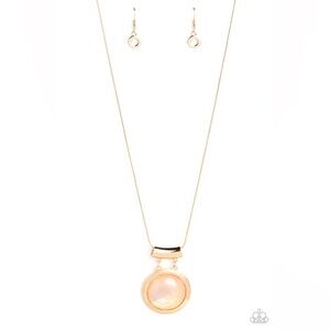 Paparazzi Starlight Starbright Gold Necklace Set